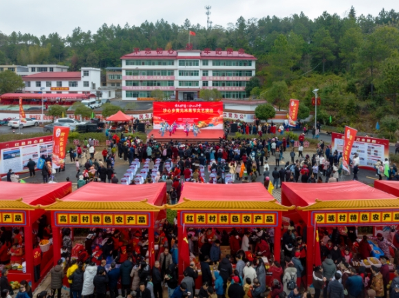 于都县沙心乡:文艺演出话丰收,志愿服务展风采